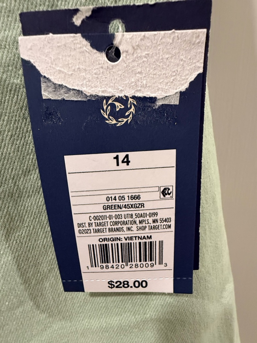 NWT Universal Threads Women’s Straight/Wide Leg Mint Green Pants/Jeans - Picture 4 of 6